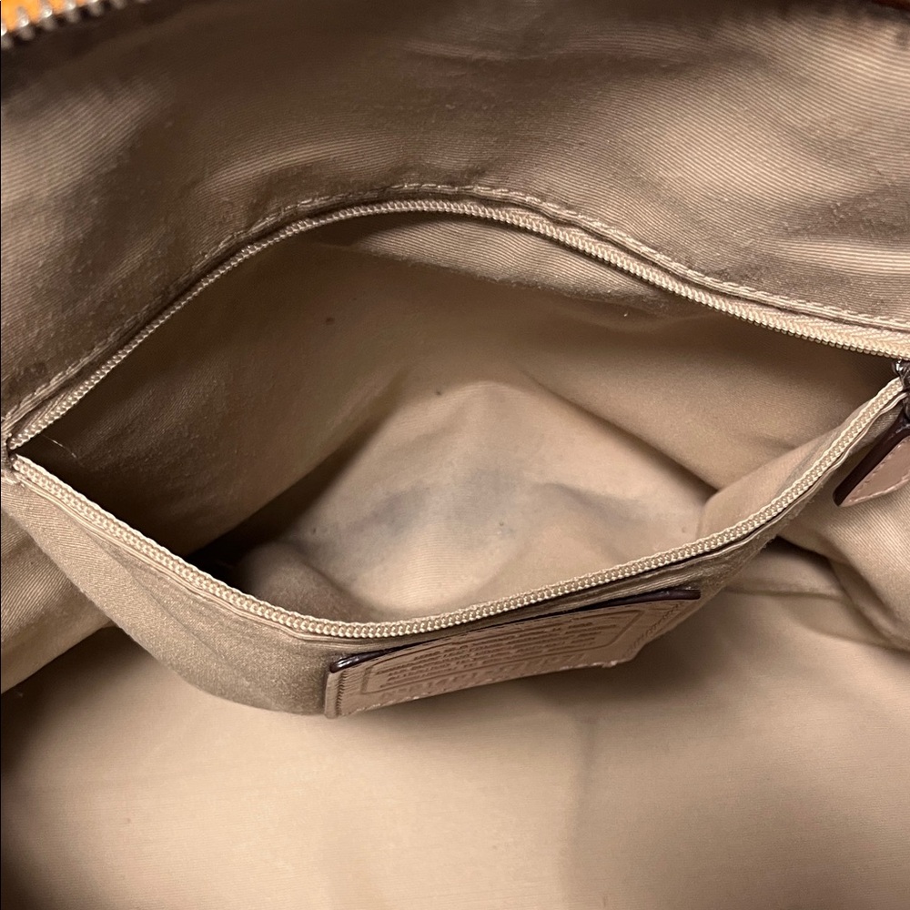 Coach Peyton Cora Domed Satchel Orange Saffiano Leather Crossbody Bag F25671 - Picture 11 of 16